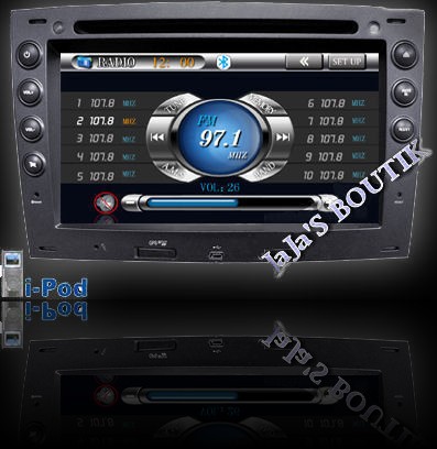 Autoradio double din W2-D747R Renault megane